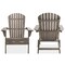 Casafield Folding Adirondack Chair, Cedar Wood Outdoor Fire Pit Lounge Chairs for Patio, Deck, Yard, Lawn and Garden Seating, Partially Pre-Assembled